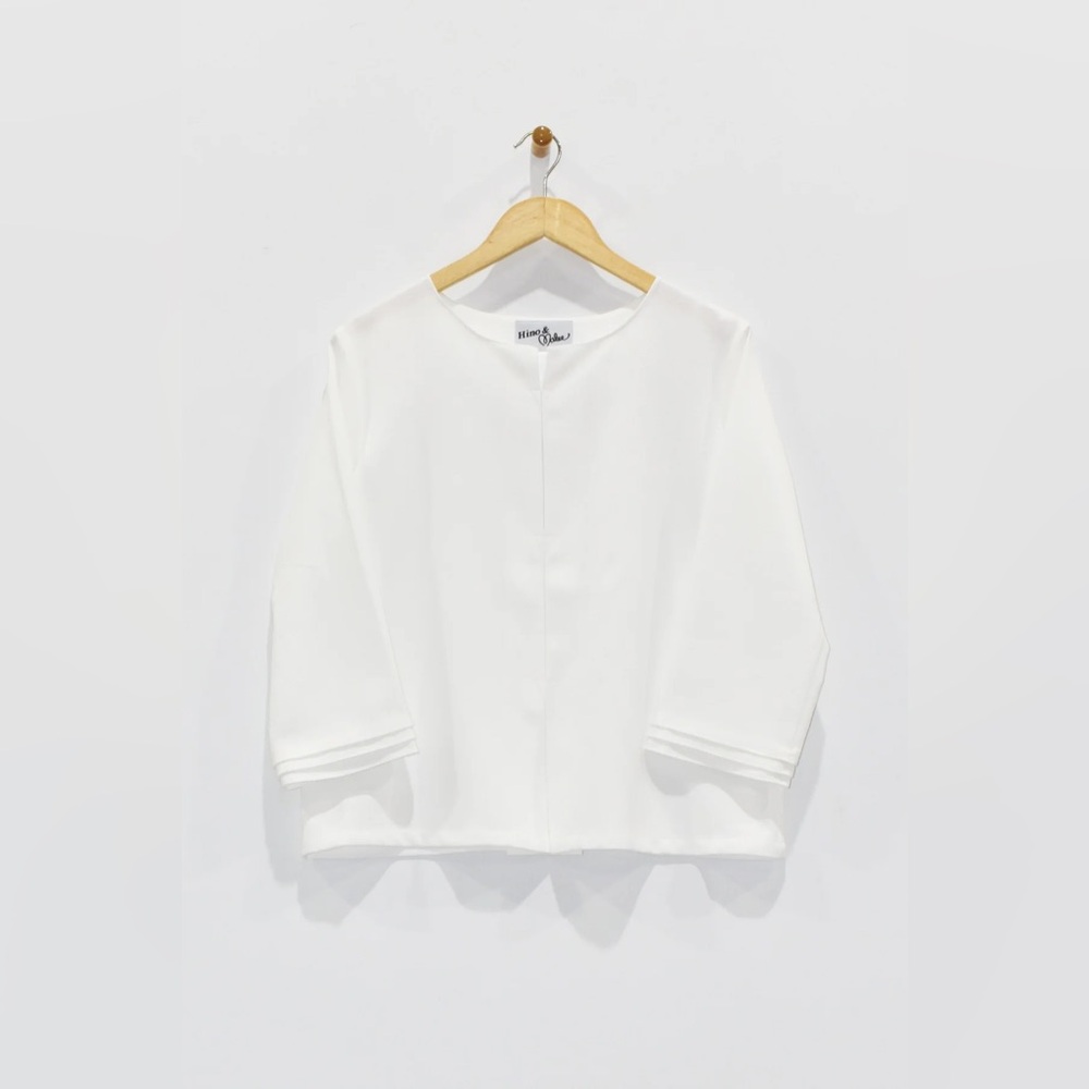 Hino & Malee‎ 24" Double Cuff Layered Blouse
